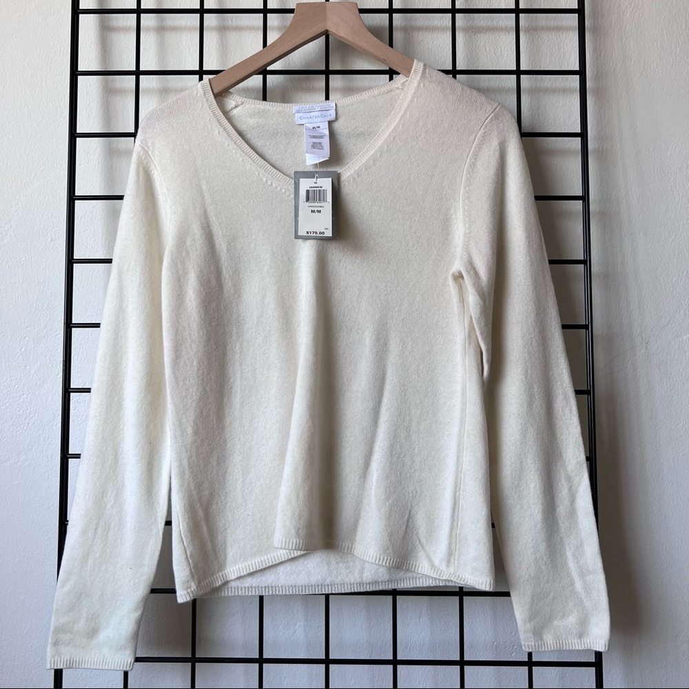 Cashmere V neck sweater
